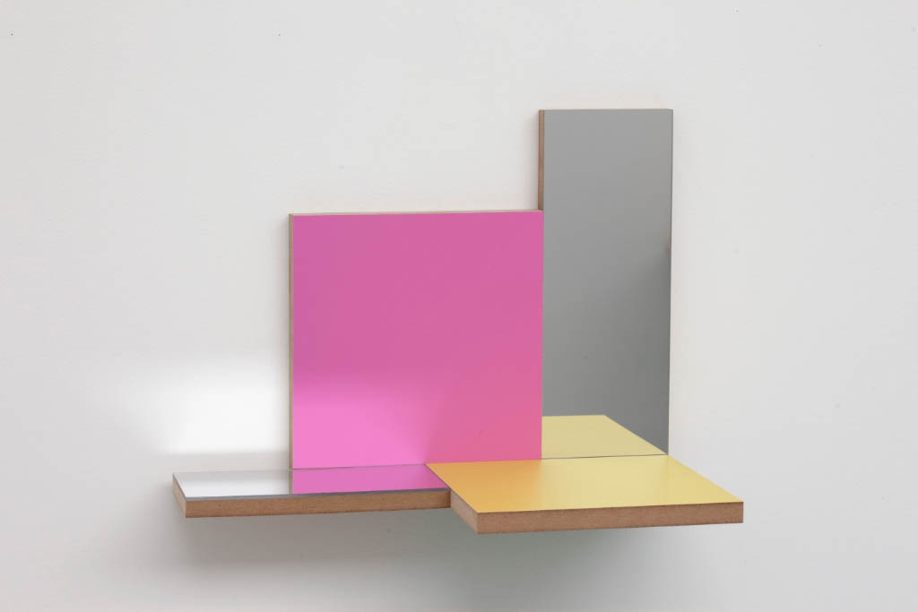 Unfolded Painting 1. MYP Mirror Yellow Pink,Peter Holm, 2015, Soloshow, Raygun, Object,painting
