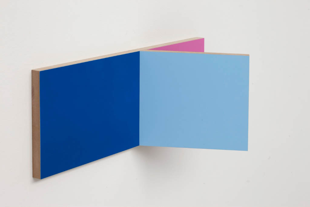 Unfolded Painting #3 A BPFU.BluePurpleFoldOut,Peter Holm, 2015, Soloshow, Raygun, Object,painting