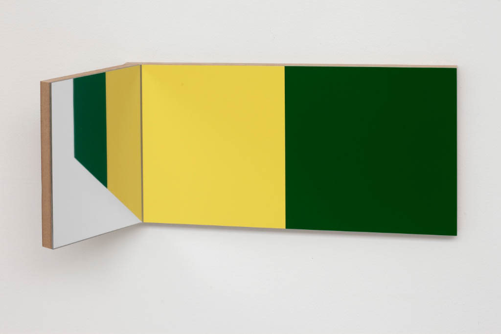 Unfolded Painting 9.MYG MirrorYellowGreen,Peter Holm, 2015, Soloshow, Raygun, Object,painting