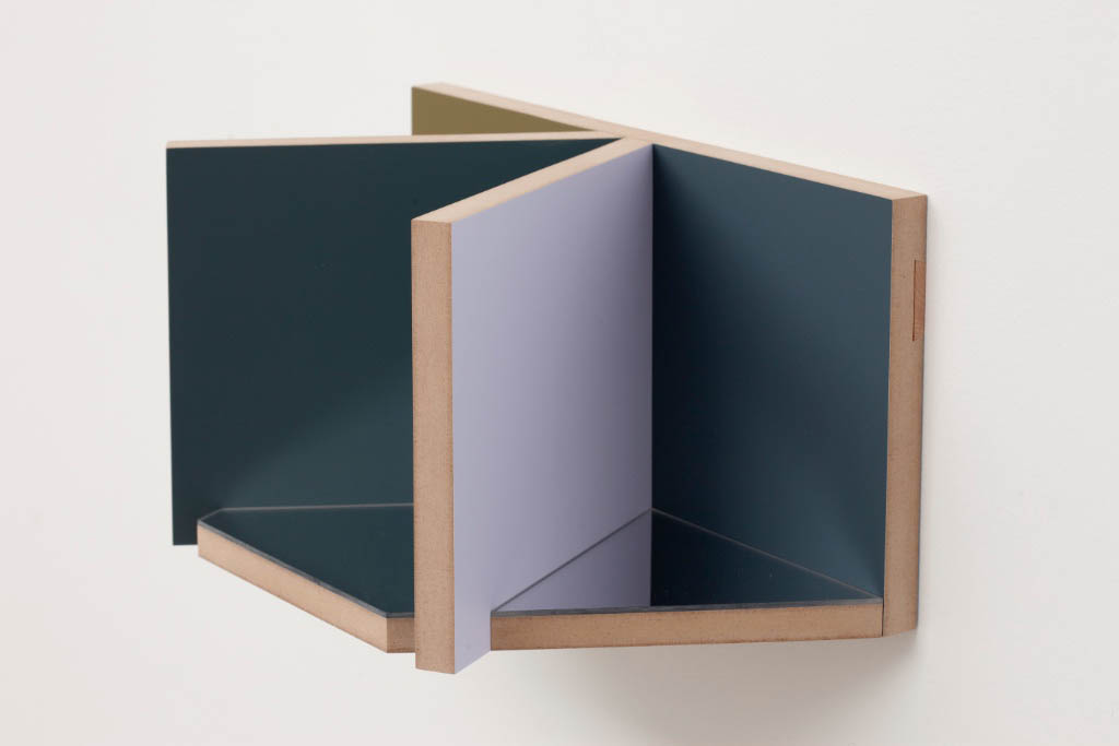 Unfolded Painting No. 5 .6 Colour 3 Mirror Camouflagepiece,Peter Holm, 2015, Soloshow, Raygun, Object,painting